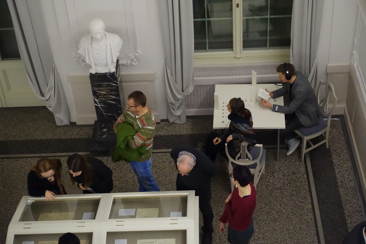 Hörstation für die Ausstellung »Nietzsche komponiert«