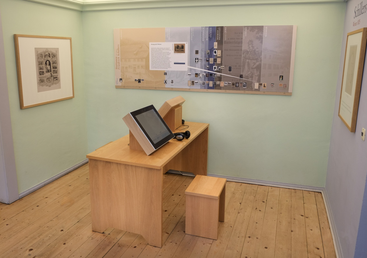 Studienraum im Schillerhaus Weimar